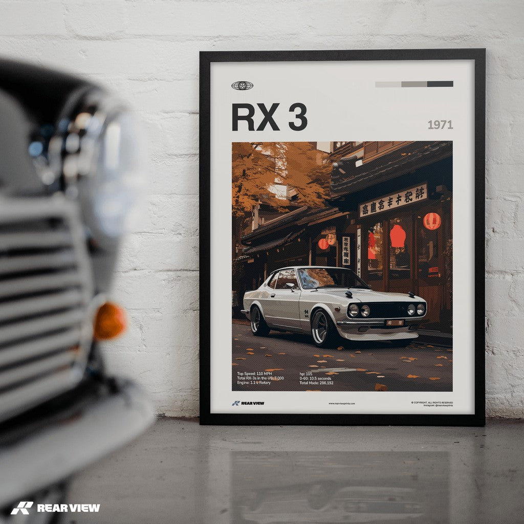 RX-3 1971 - Car Print