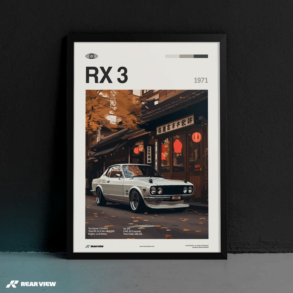 RX-3 1971 - Car Print