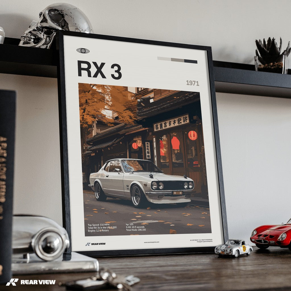 RX-3 1971 - Car Print