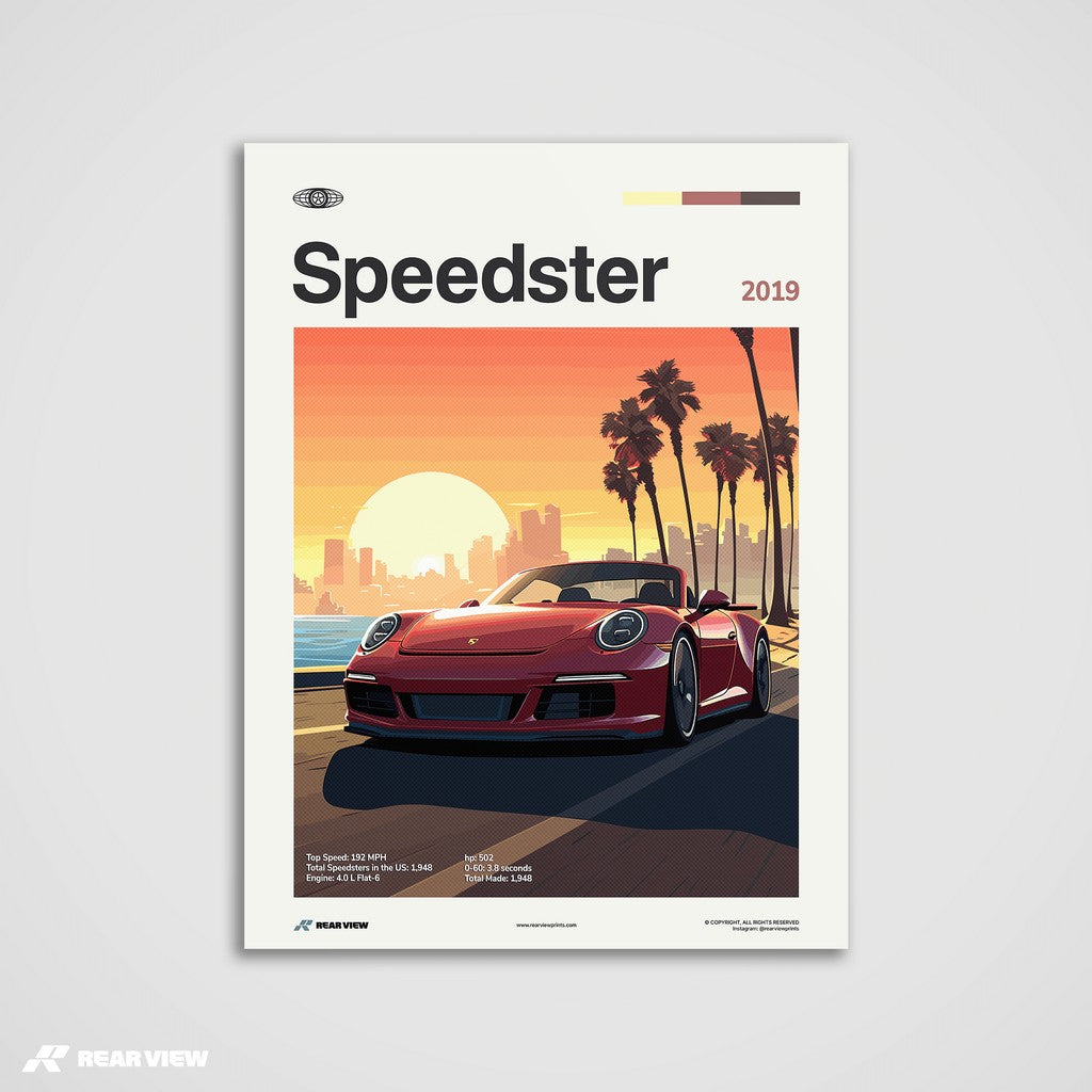 Speedster 2019 - Car Print