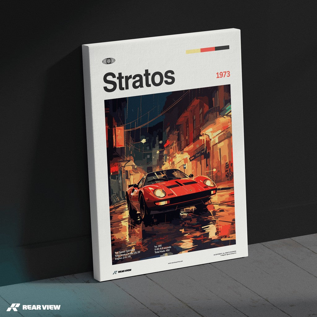 Stratos 1973 - Car Print