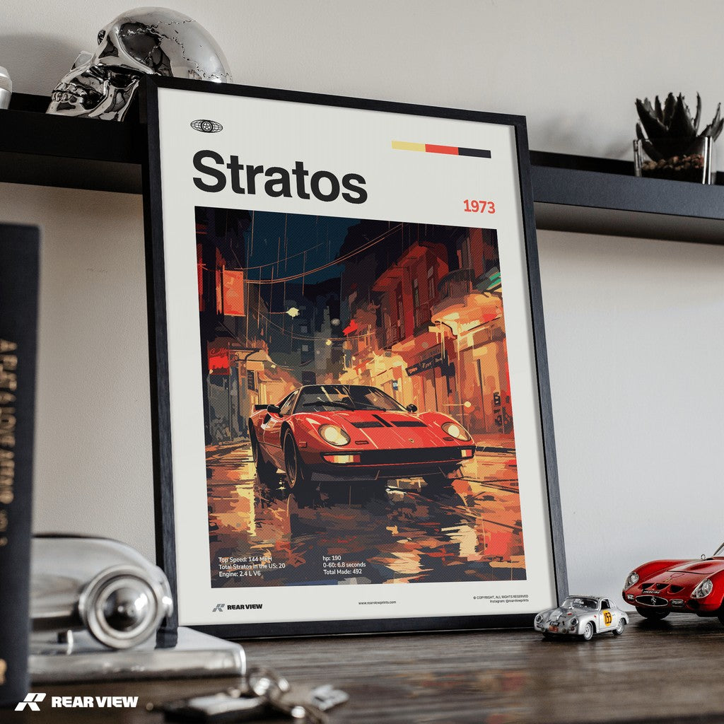 Stratos 1973 - Car Print