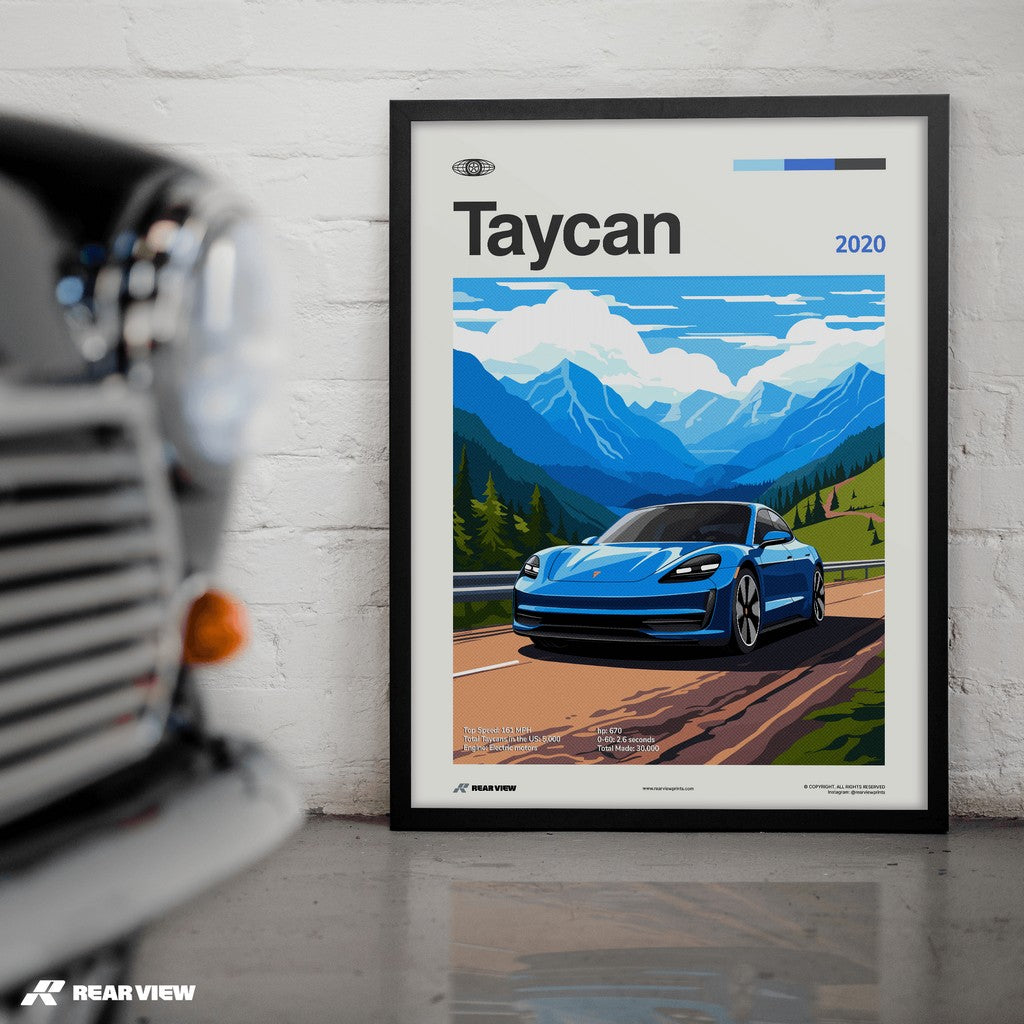 Taycan 2020 - Car Print