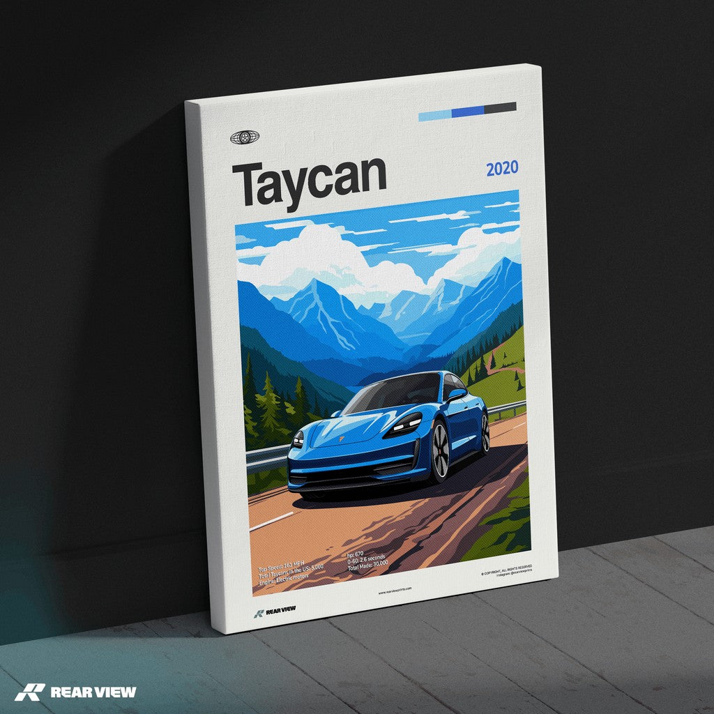 Taycan 2020 - Car Print