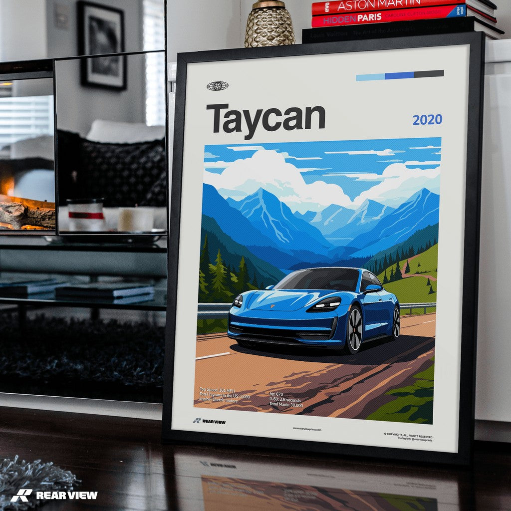 Taycan 2020 - Car Print