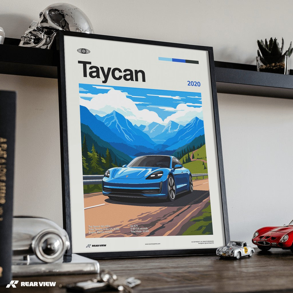 Taycan 2020 - Car Print