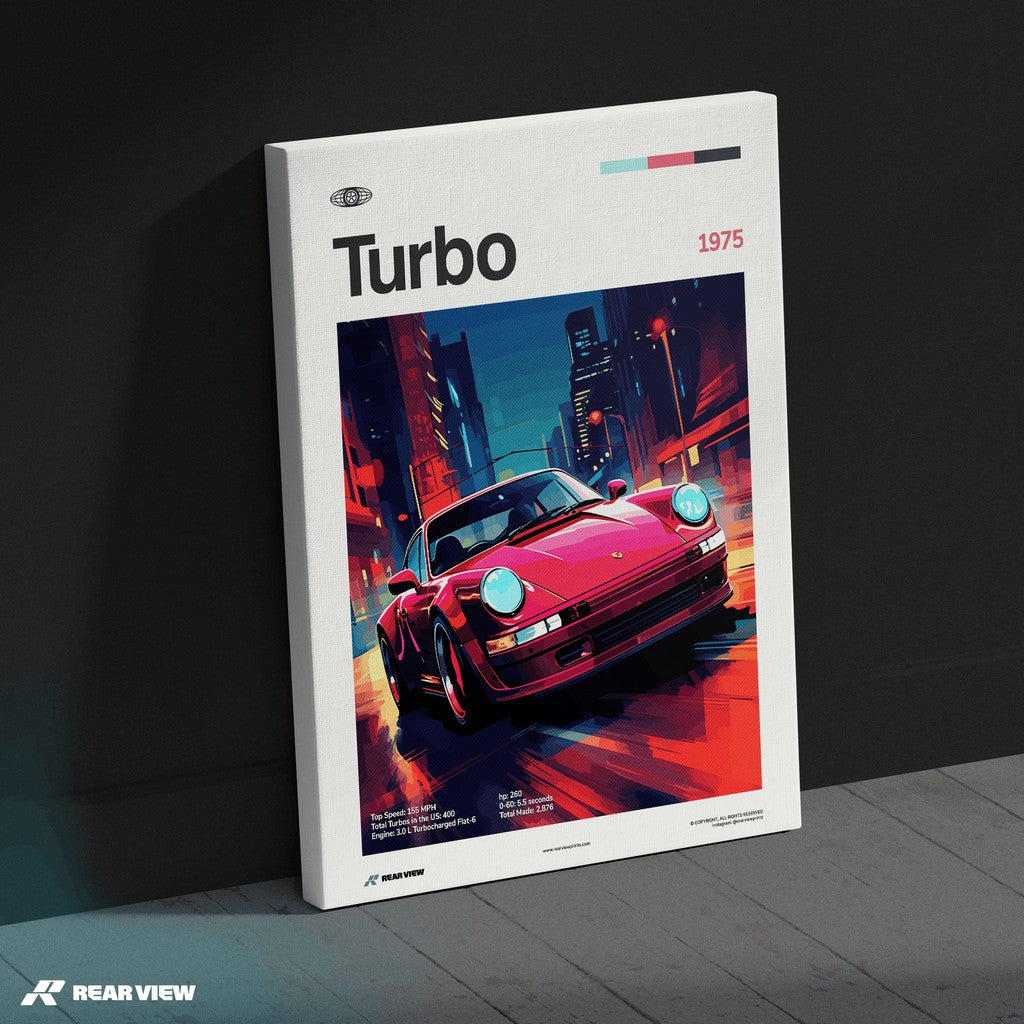 Turbo 1975 - Car Print