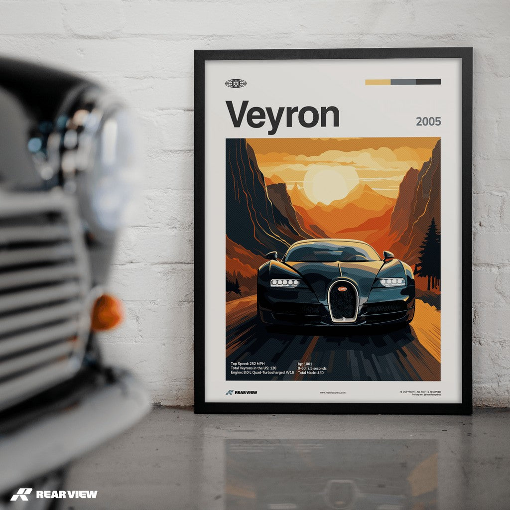 Veyron 2005 - Car Print