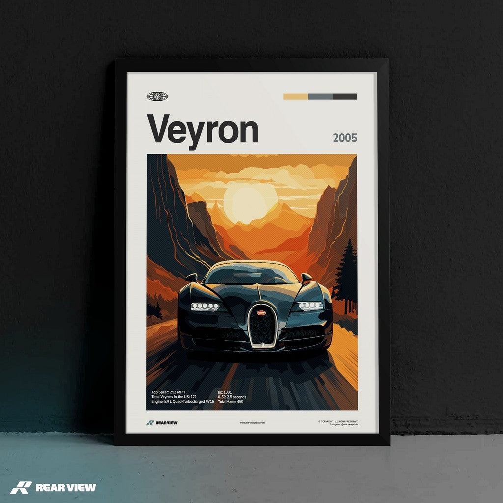 Veyron 2005 - Car Print