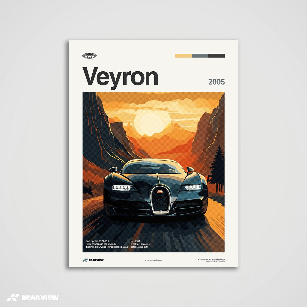 Veyron 2005 - Car Print