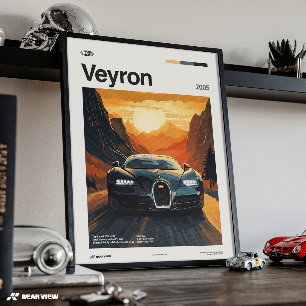 Veyron 2005 - Car Print