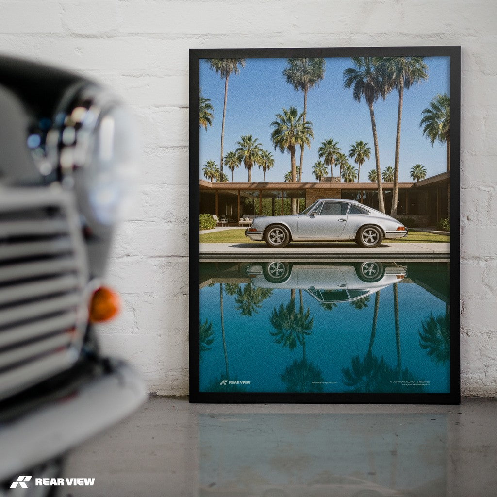 Palm Reflections – 911 Art Print