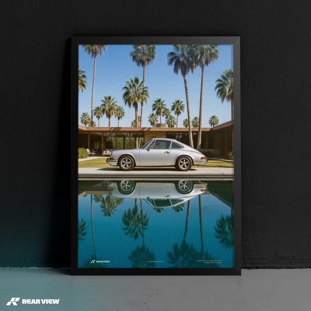 Palm Reflections – 911 Art Print