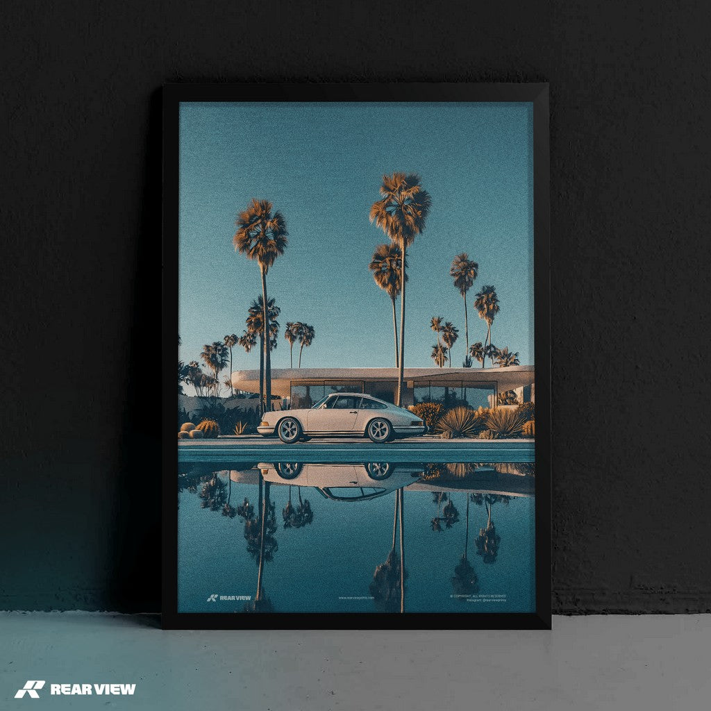 Palm Drive - 911 Art Print