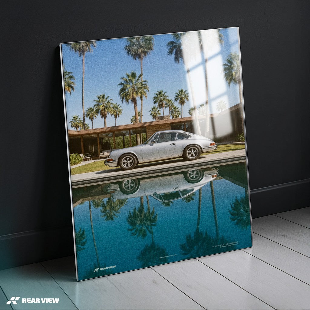 Palm Reflections – 911 Art Print