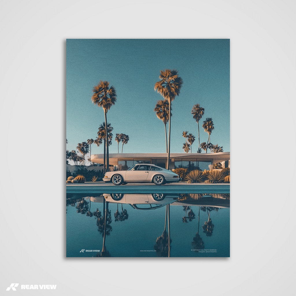 Palm Drive - 911 Art Print