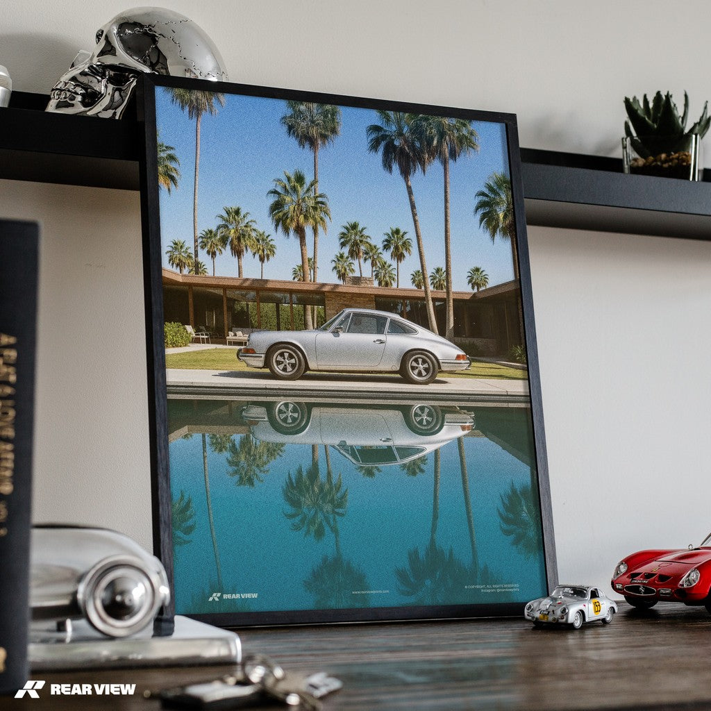 Palm Reflections – 911 Art Print