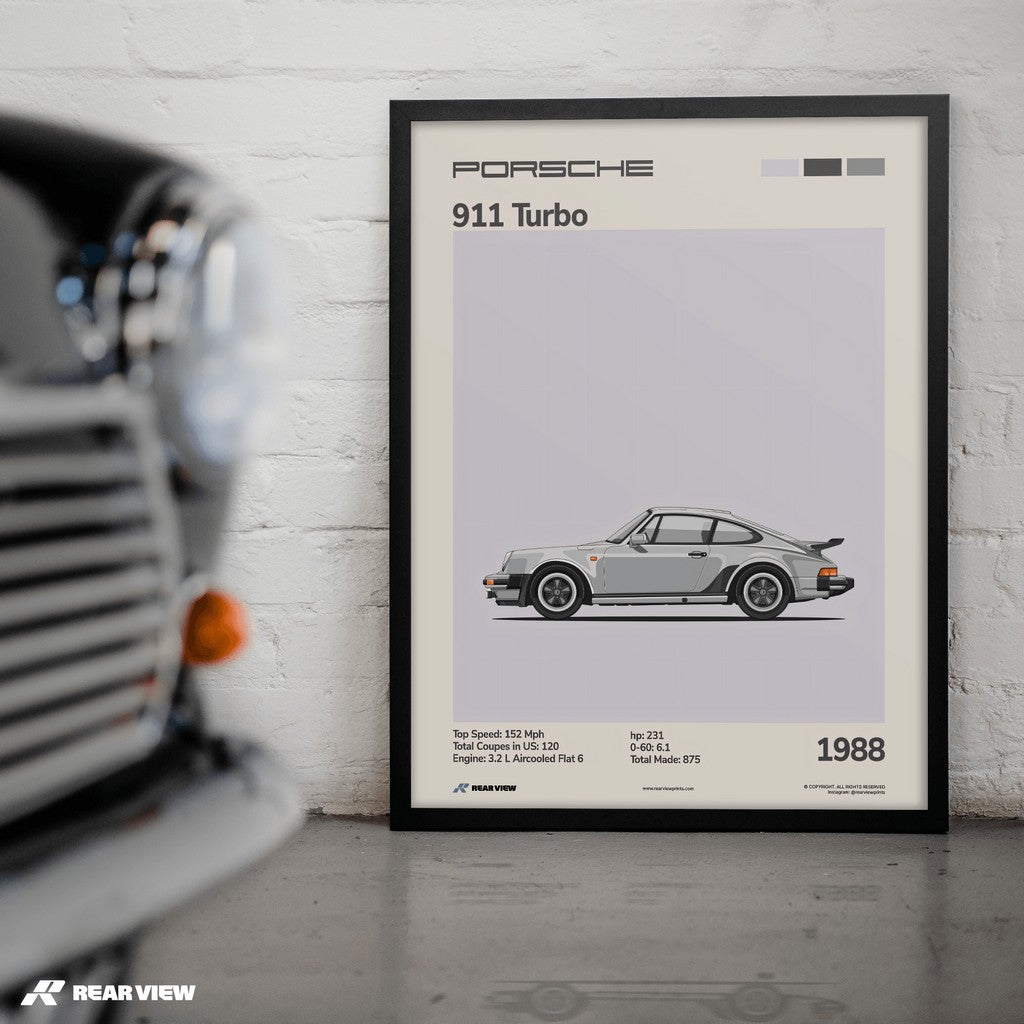 Turbo Legacy - 911 Turbo Art Print