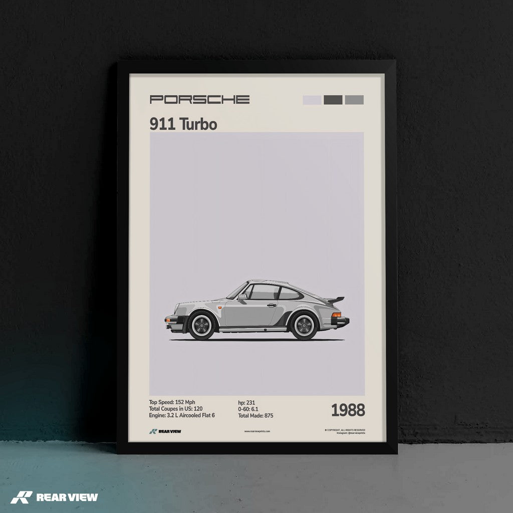 Turbo Legacy - 911 Turbo Art Print