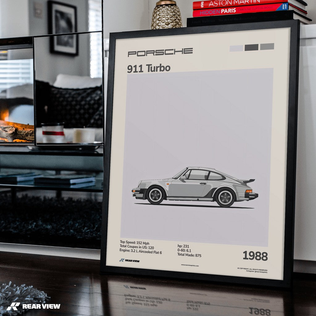 Turbo Legacy - 911 Turbo Art Print