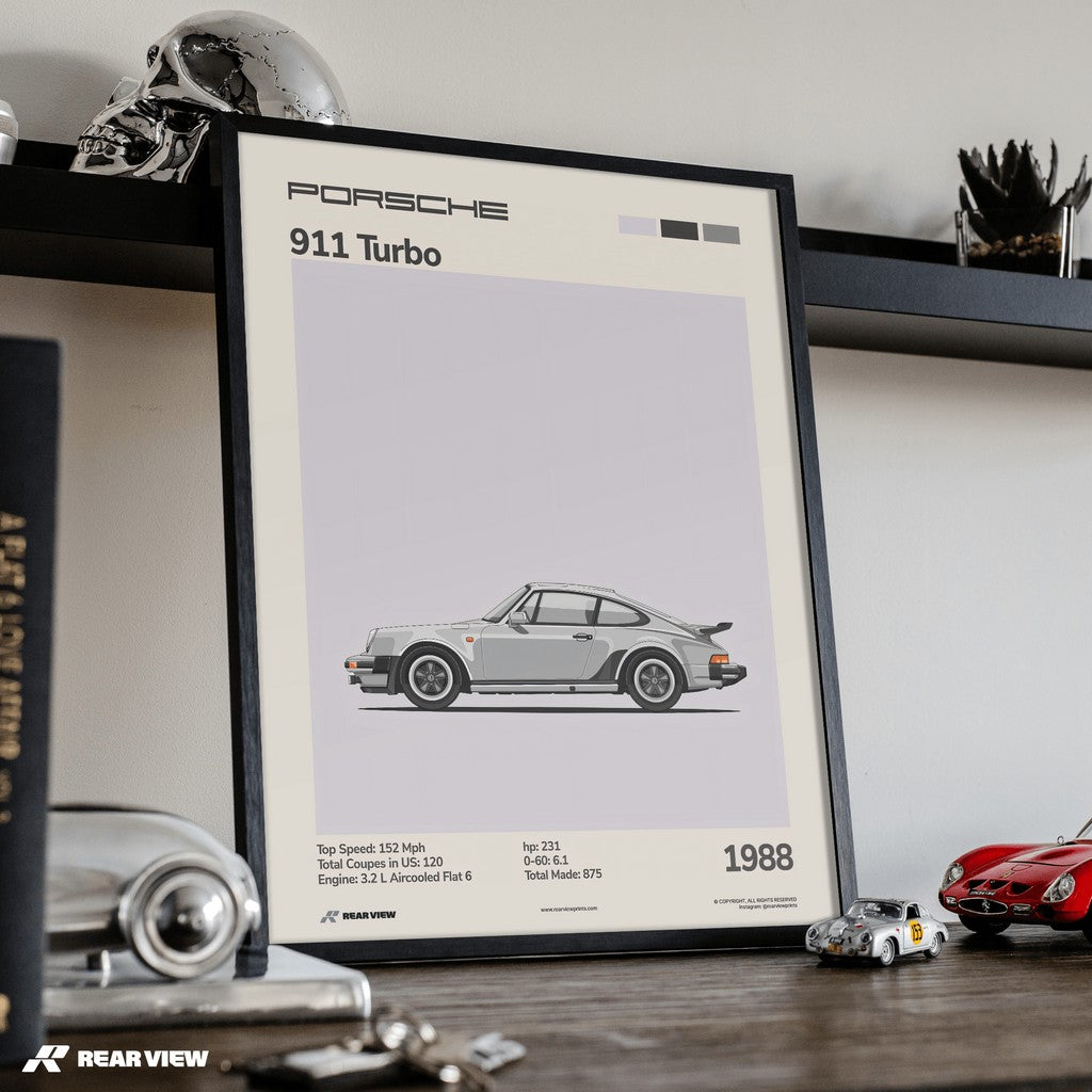 Turbo Legacy - 911 Turbo Art Print