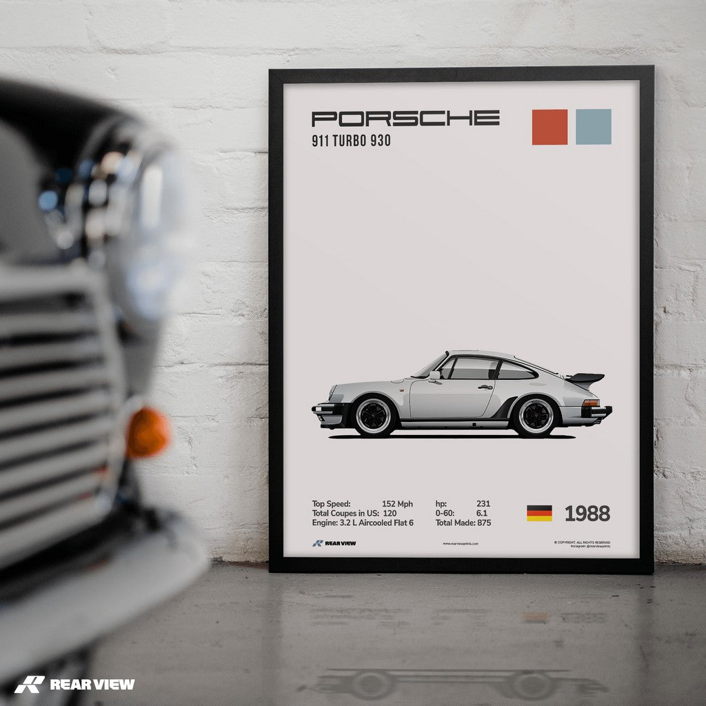 Turbo Elegance - 911 Art Print