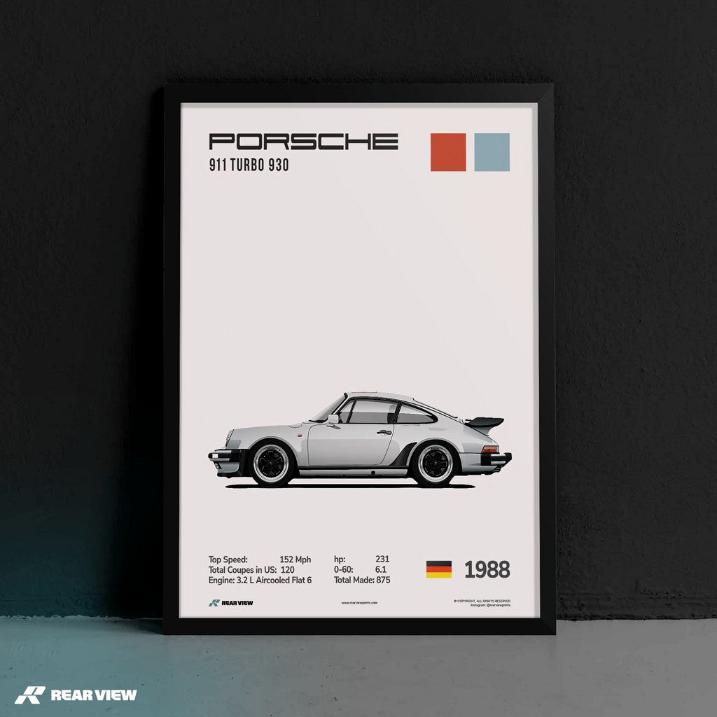 Turbo Elegance - 911 Art Print