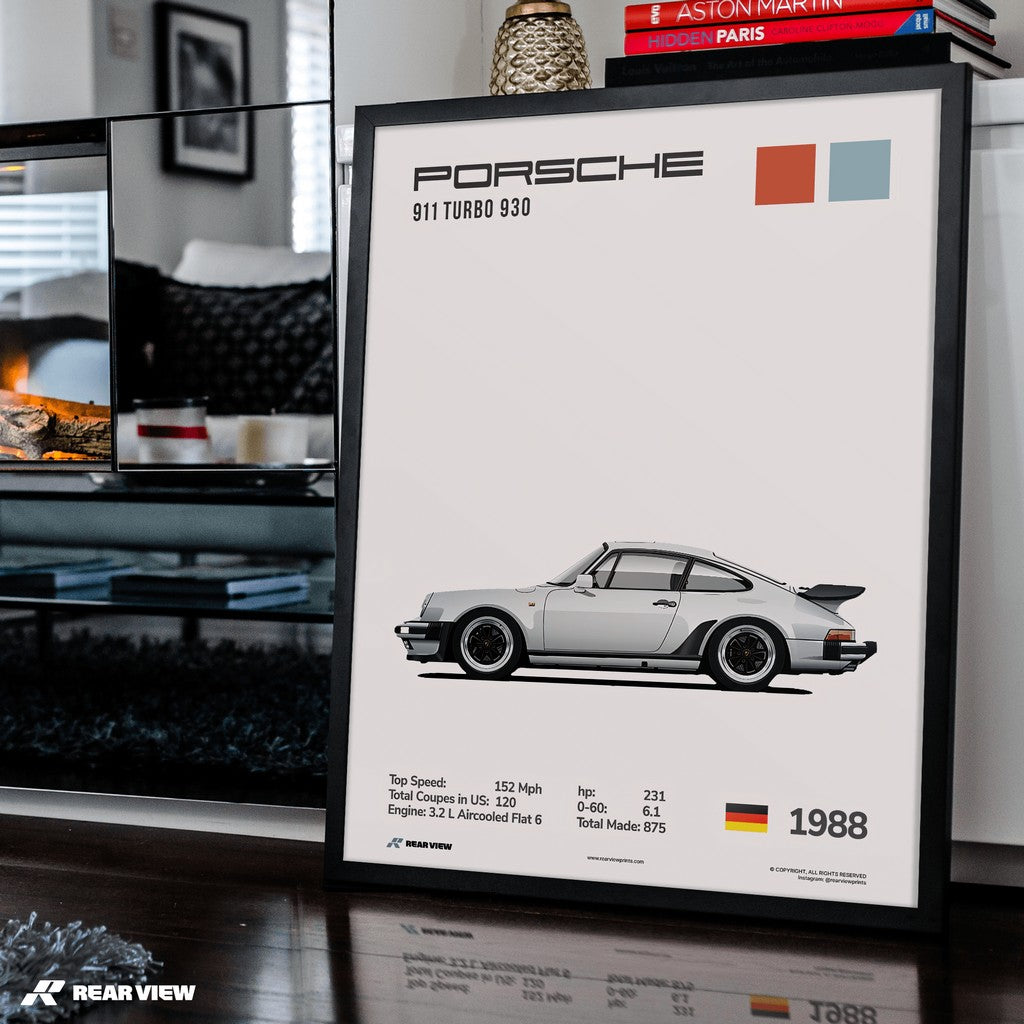 Turbo Elegance - 911 Art Print