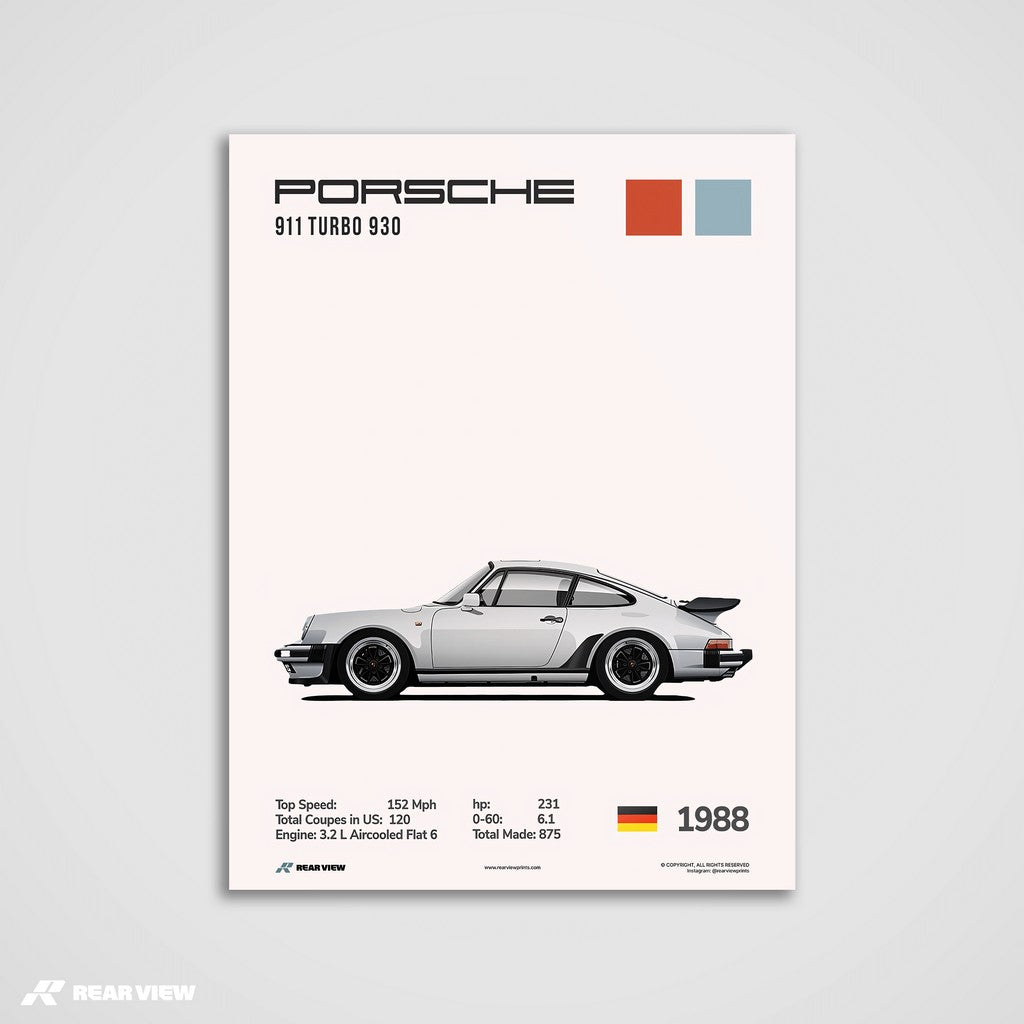 Turbo Elegance - 911 Art Print