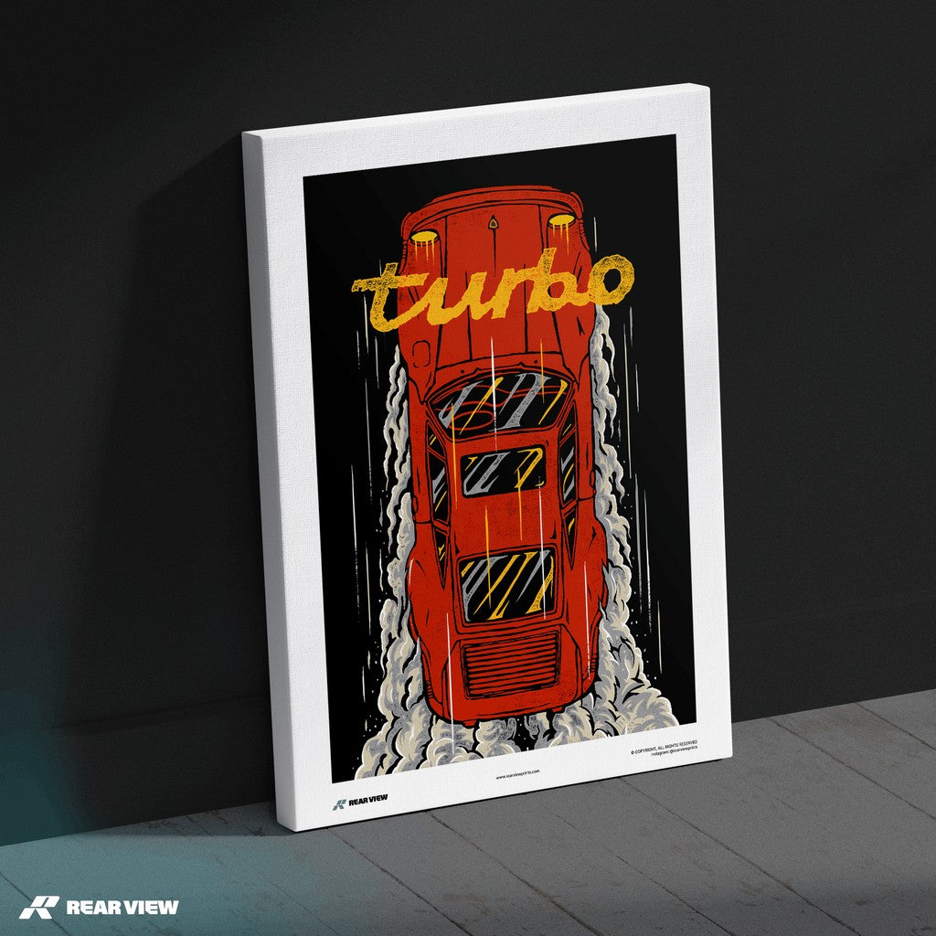 Rustic Gloss – 911 Turbo Art Print
