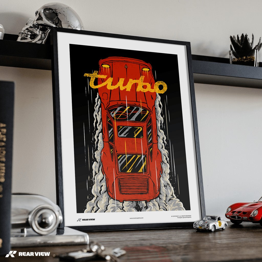 Rustic Gloss – 911 Turbo Art Print