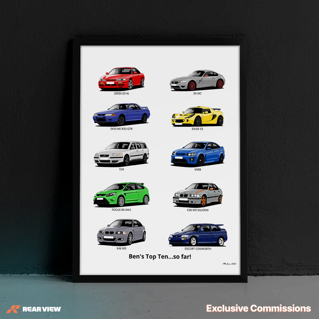 Exclusive Commissions - My Car History