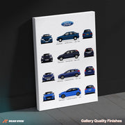 Custom Car Art - My Car History Canvas