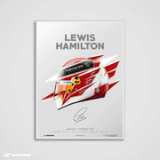 Der Bauplan der Geschwindigkeit – Silverstone Track Kunstdruck