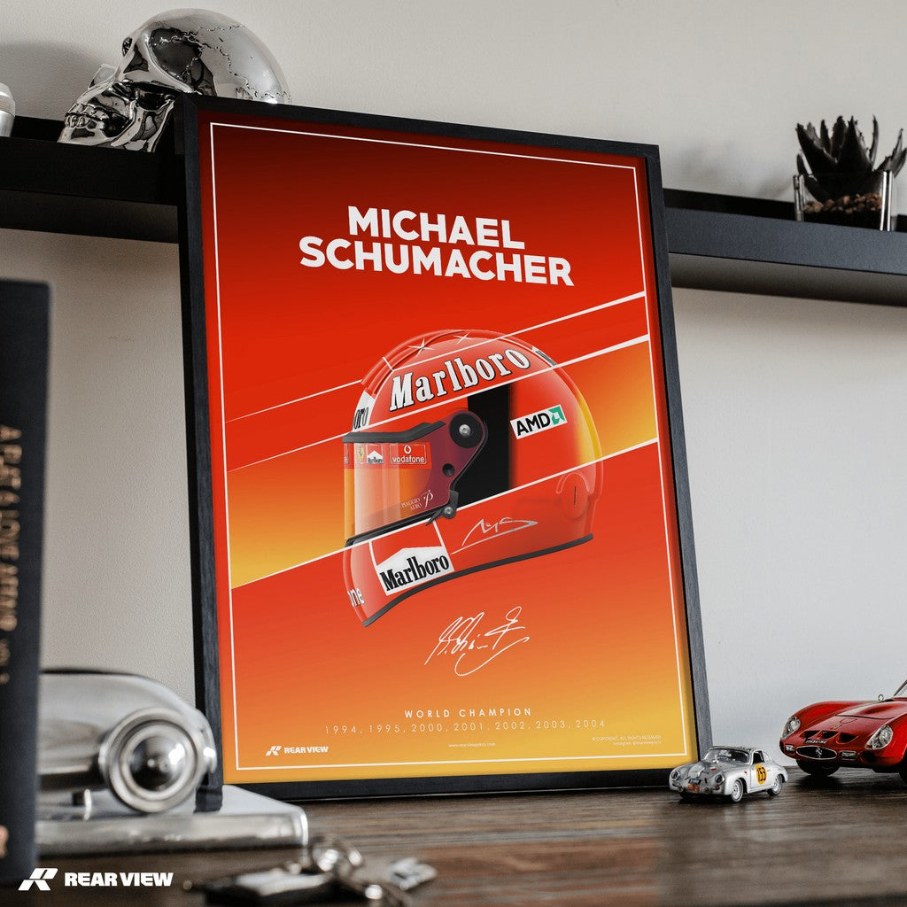 Legend of the Circuits - Schumacher Art Print