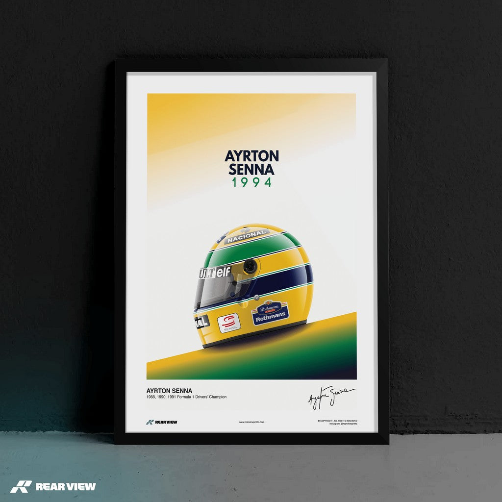 Beco’s Helmet - Senna Art Print