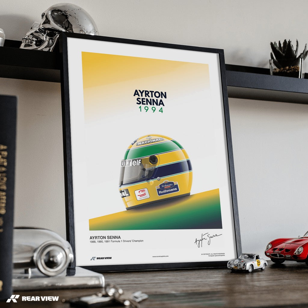 Beco’s Helmet - Senna Art Print