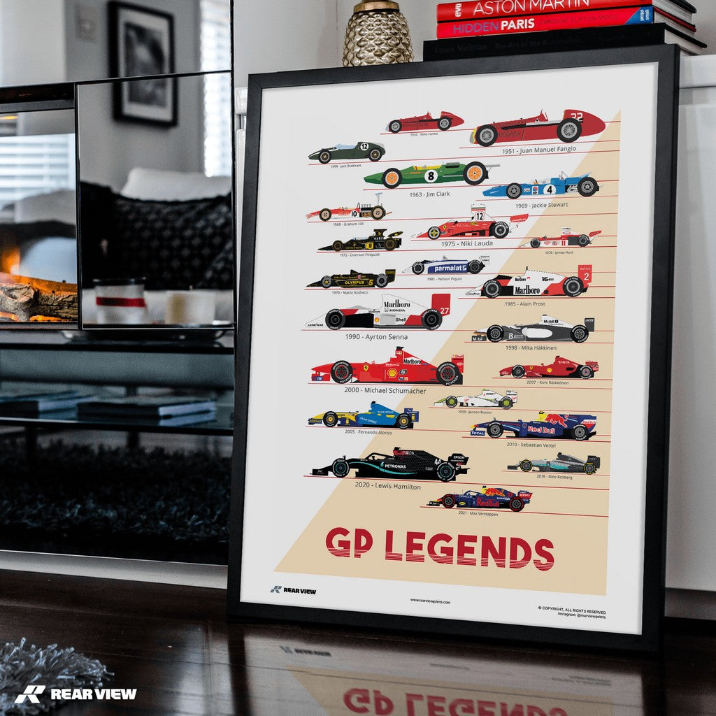 Racing Greats – GP Legends Art Print
