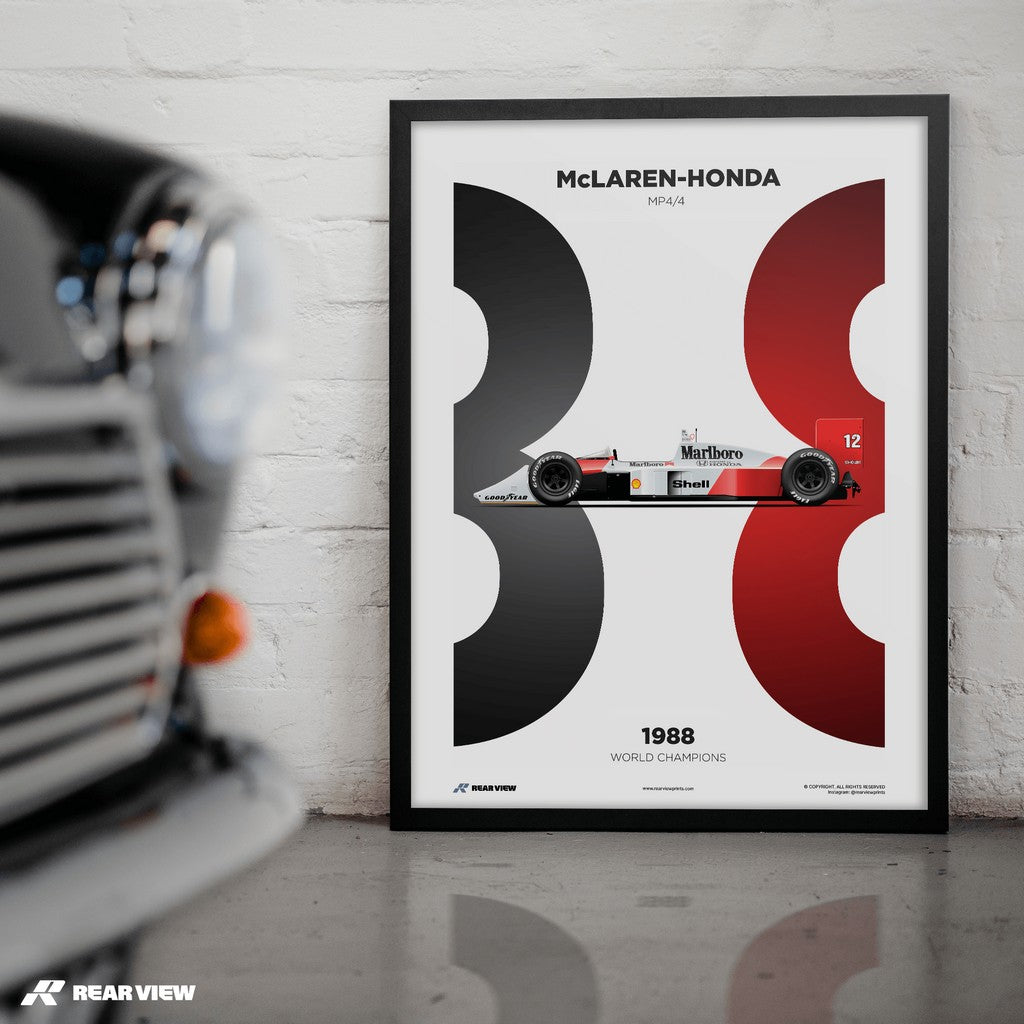 Pro Domination – MP4/4 McLaren-Honda Art Print