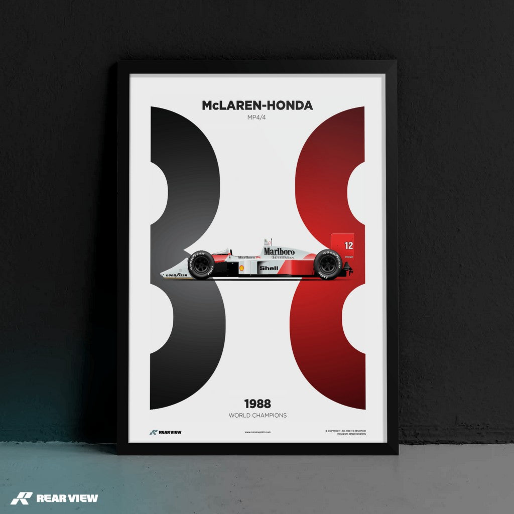 Pro Domination – MP4/4 McLaren-Honda Art Print