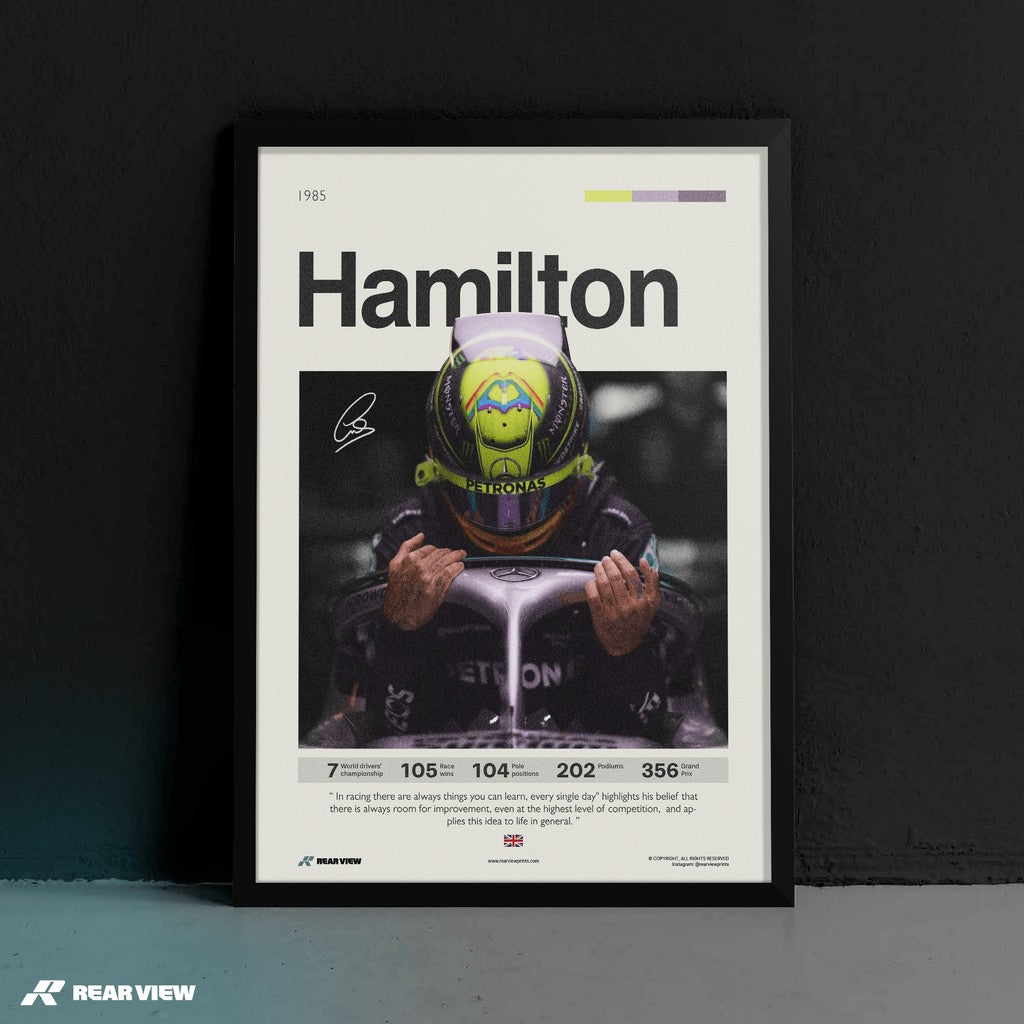 Racing Spirit - Hamilton Art Print