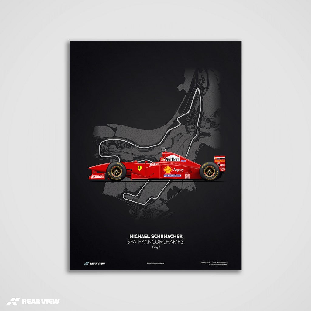 The Spa Schumacher Connection - F310 Art Print