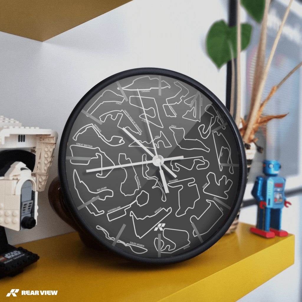 F1 Race Track - Black Clock