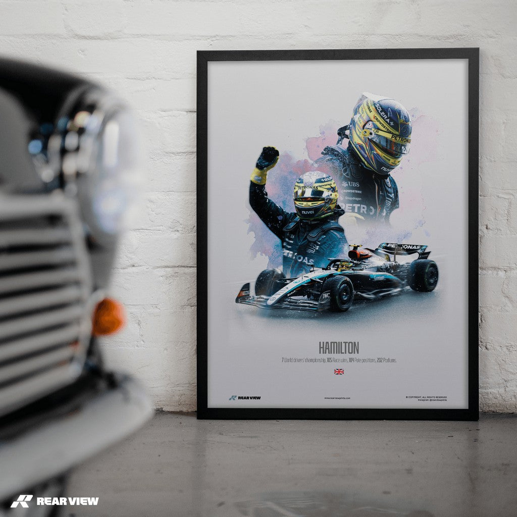 Podium Legend - Hamilton Art Print