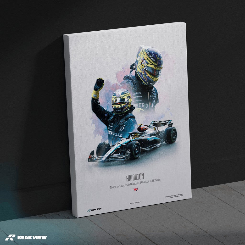 Podium Legend - Hamilton Art Print