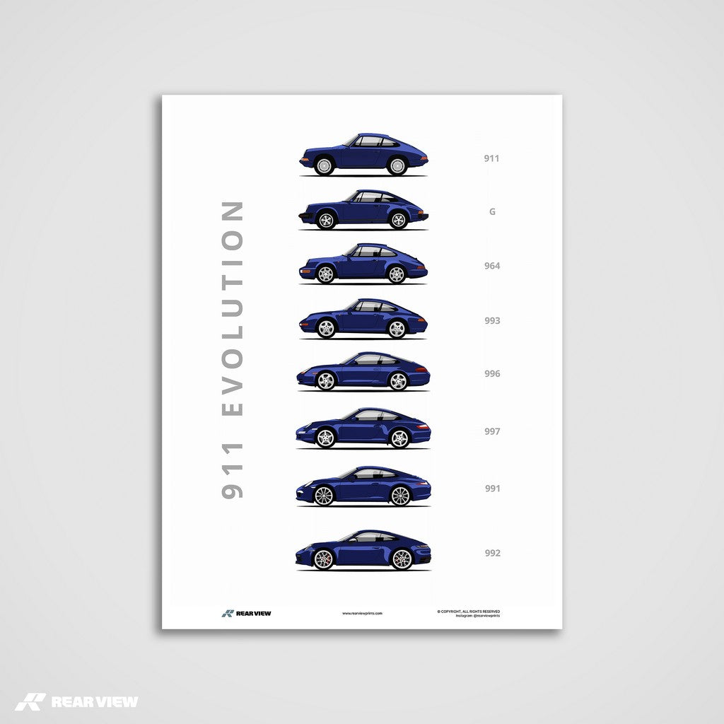 911 - Car Art Print