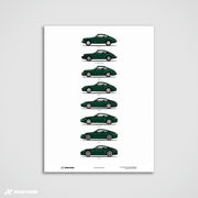 911 - Minimalist Car Art Print