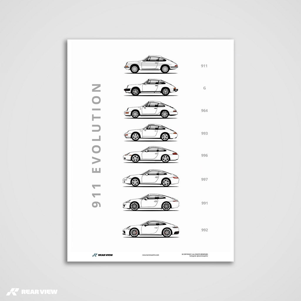 911 - Car Art Print