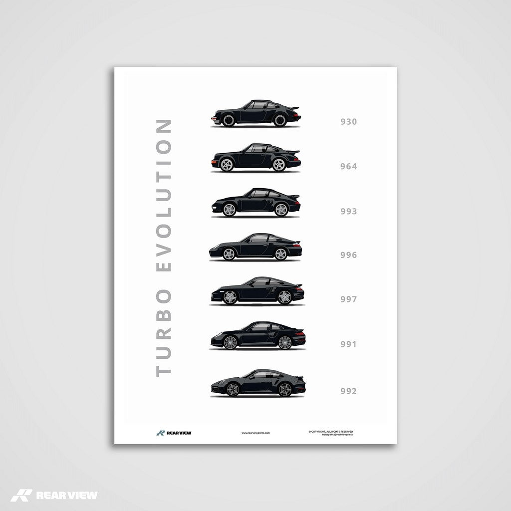 911 Turbo - Car Art Print