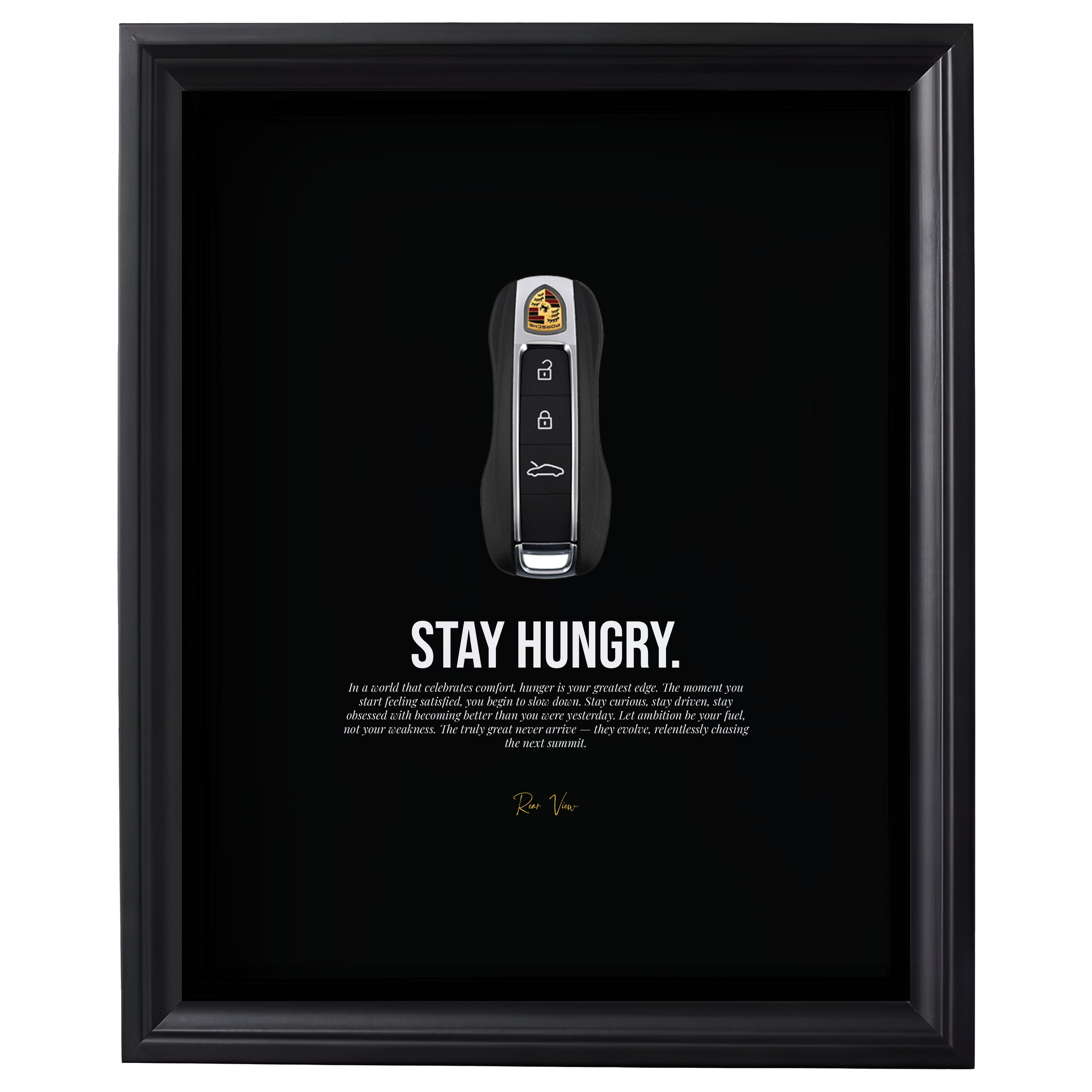 German Sports Car Key Art – Handcrafted Edition